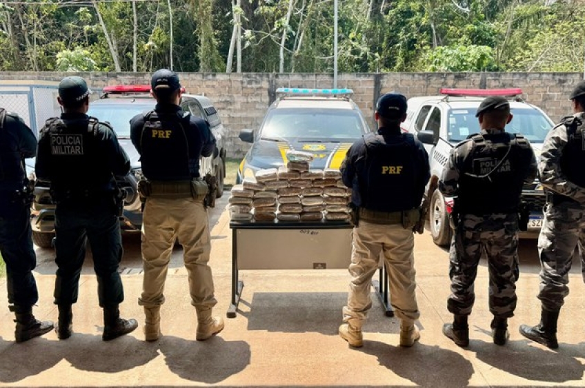 Forças de Segurança interceptam 46 kg de skunk na BR-163 em Santarém