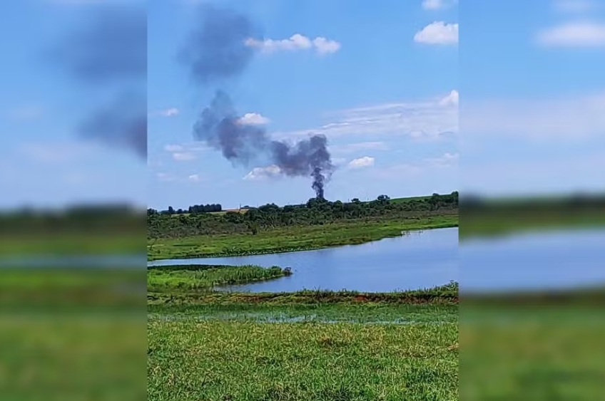 Queda de avião de pequeno porte mata duas pessoas no interior de SP