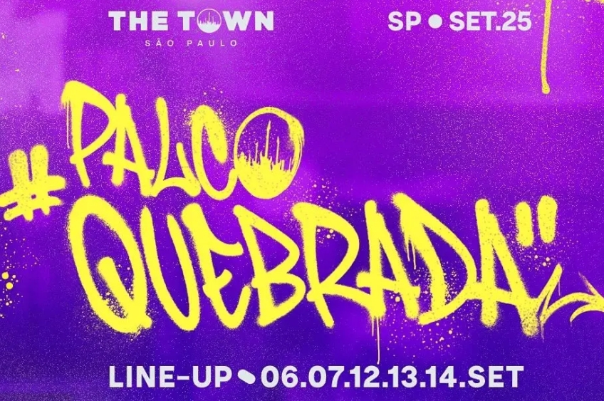 The Town 2025: Palco Quebrada terá shows de Belo, Hariel e muito mais