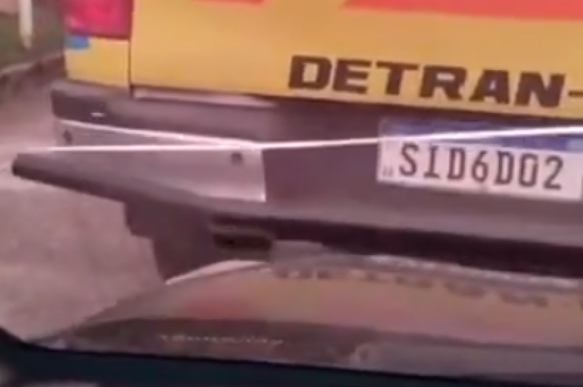 Agente do Detran é afastado após colidir propositalmente viatura contra carro de motorista em Ananindeua